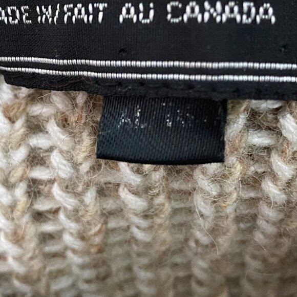 Vintage Wool Blend Oversized Mixed Knit Grandpa Dad Sweater - Picture 6 of 9